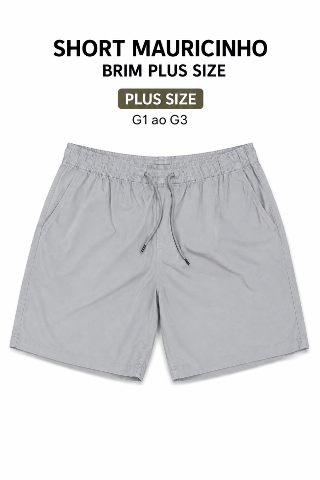 SHORT MAURICINHO BRIM PLUS SIZE - #3