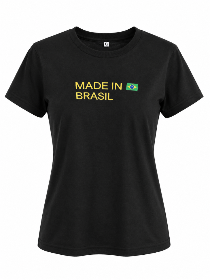 T-SHIRT FEMININA BRASIL BY W LIFE - #9