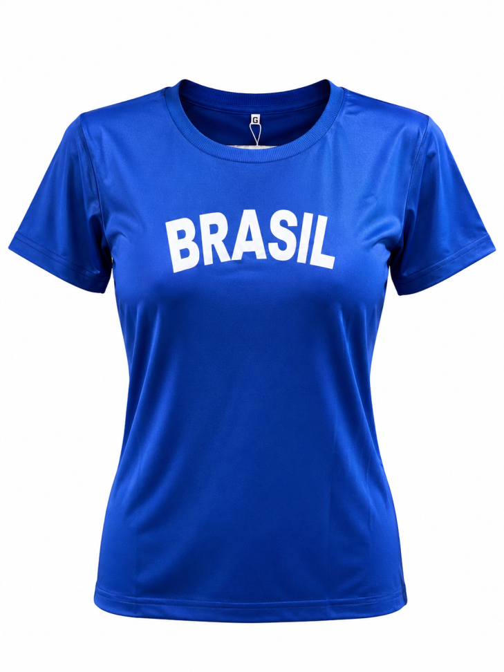 T-SHIRT FEMININA BRASIL BY W LIFE - #7
