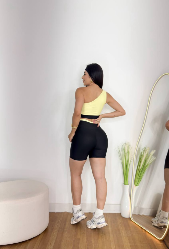 Conjunto Short Detalhe Bicolor - #4