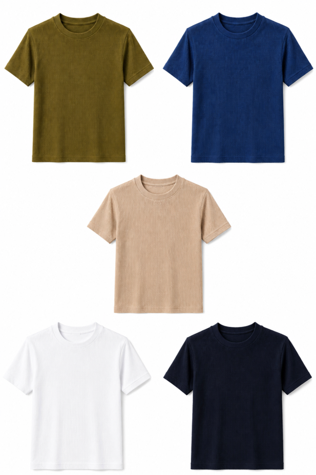 T-SHIRT TRICÔ GOLA REDONDA - #3