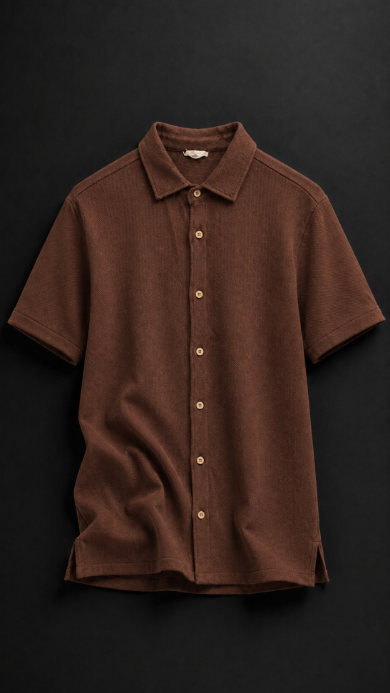CAMISA DE BOTÃO TEXTURIZADA PREMIUM