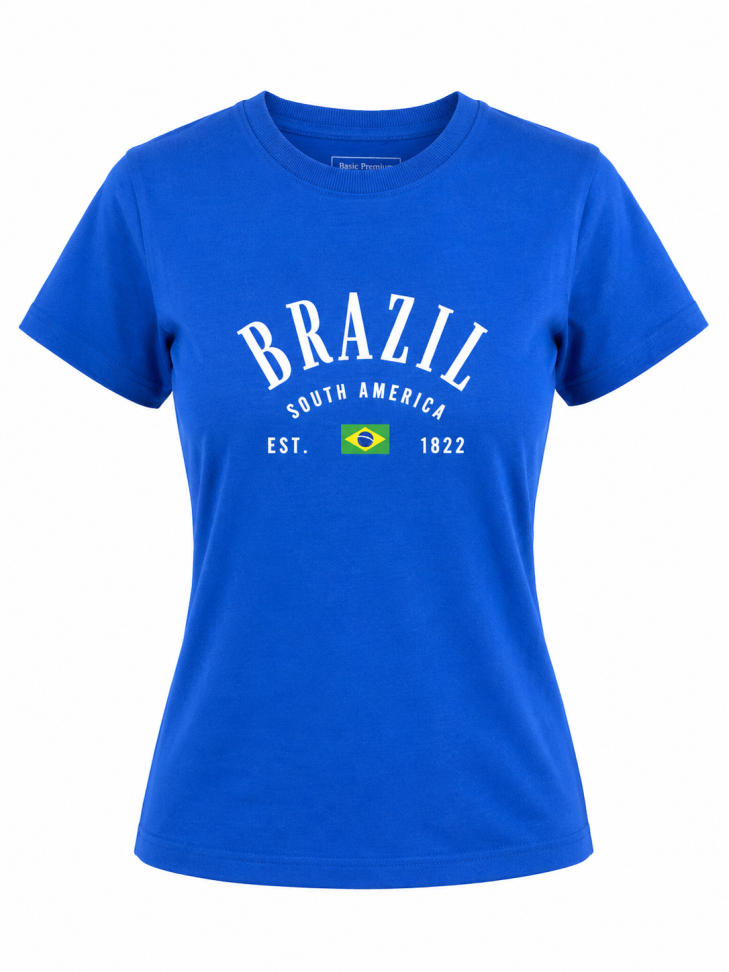 T-SHIRT FEMININA FIO 40.1 PREMIUM BRASIL BY W LIFE