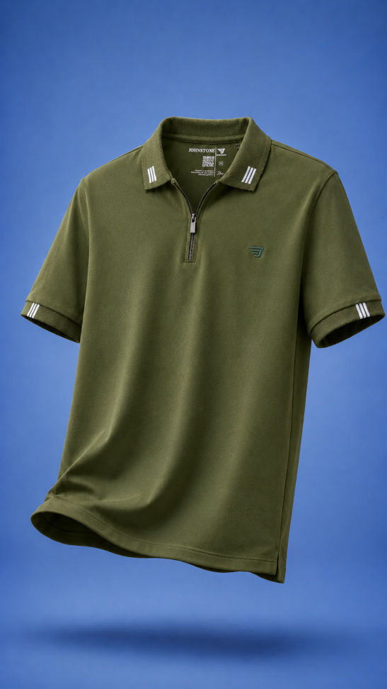 POLO COM ZIPER 100% ALGODÃO - #6