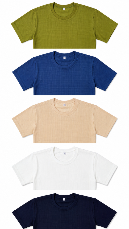 T-SHIRT TRICÔ GOLA REDONDA