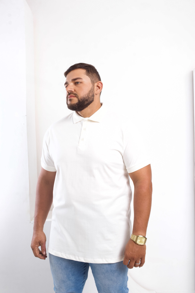 GOLA POLO PLUS 100% ALGODÃO PENTEADO