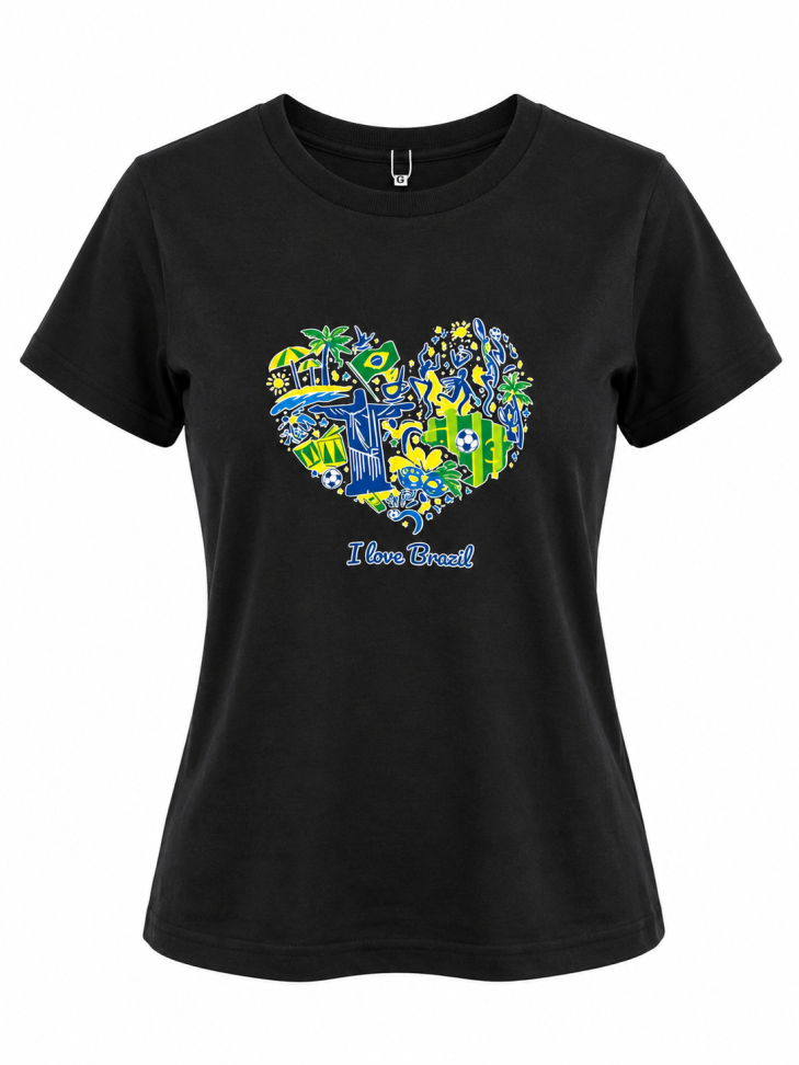 T-SHIRT FEMININA BRASIL BY W LIFE - #13
