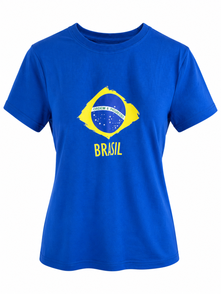T-SHIRT FEMININA BRASIL BY W LIFE - #12