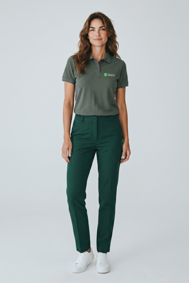 Camisa Pólo Fem Verde Oficial Odonto Company
