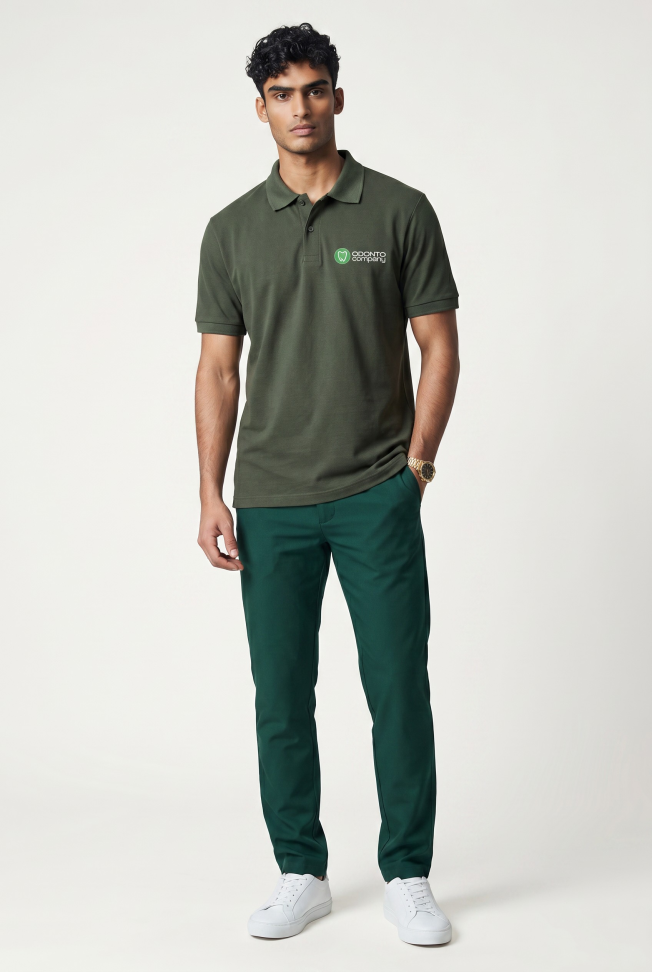 Camisa Pólo Masc Branca Oficial Odonto Company - #4