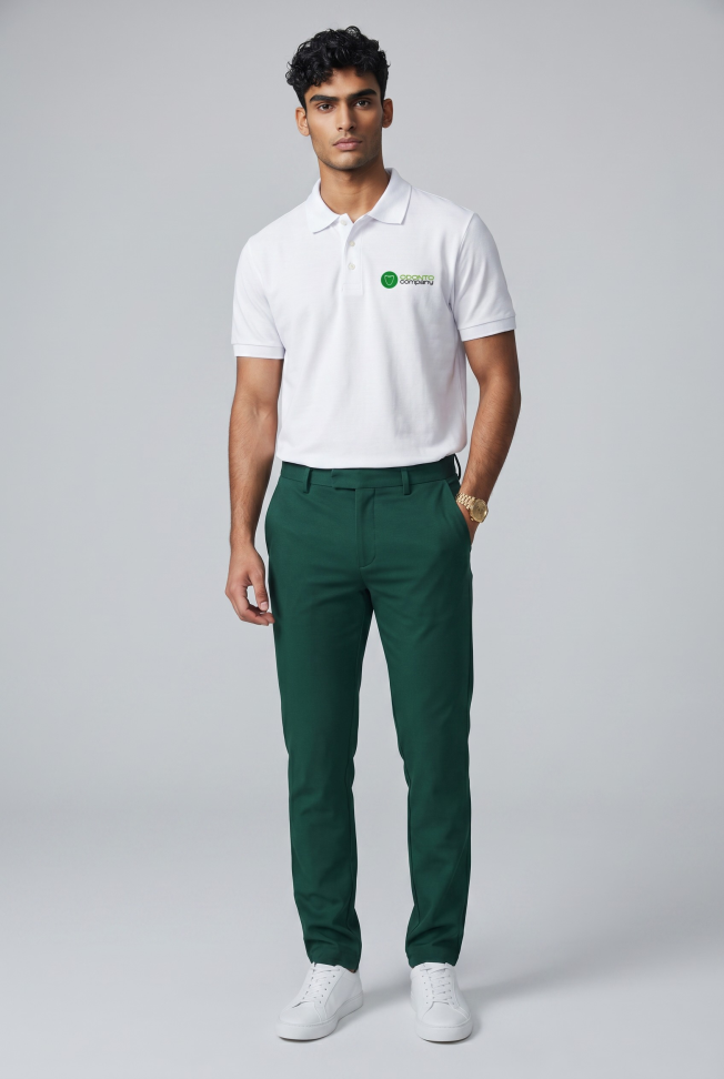 Camisa Pólo Masc Branca Oficial Odonto Company