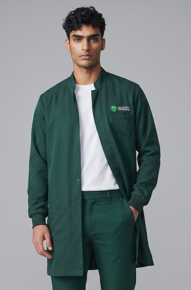 Jaleco Masculino Botões Oficial Odonto Company