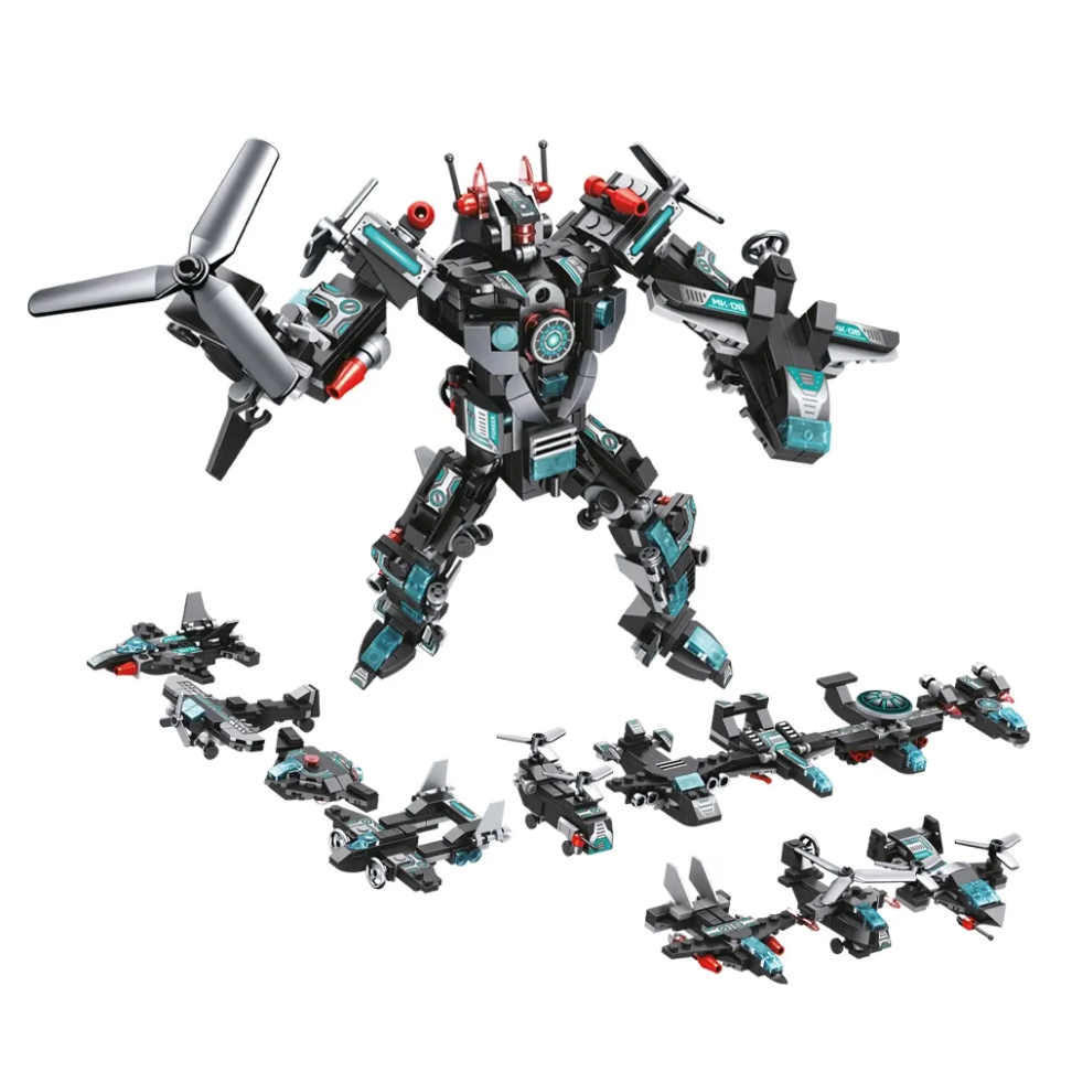 Blocos de Montar Cubic 25 em 1 Super Robot 577 Peças - #2