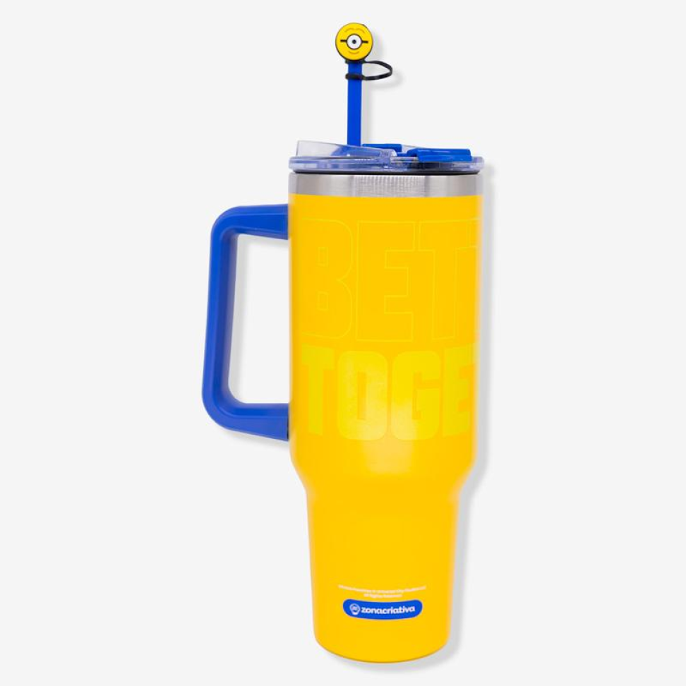 COPO CANECAO TUMBLER C/PINGENTE 1,15LT MINIONS - #2