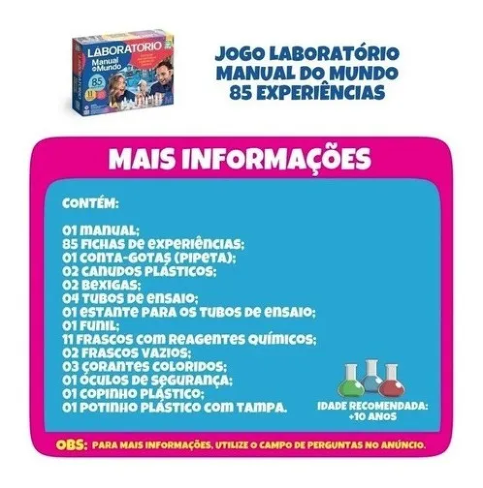 Jogo Laboratório Manual Do Mundo - #4