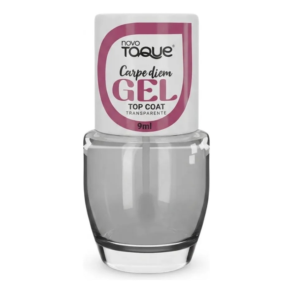 Esmalte em Gel Top Coat Transparente 9ml Novo Toque