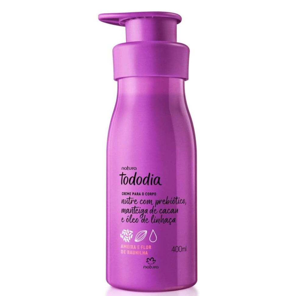 Creme Hidratante  Ameixa de Flor de Baunilha 400ml Natura
