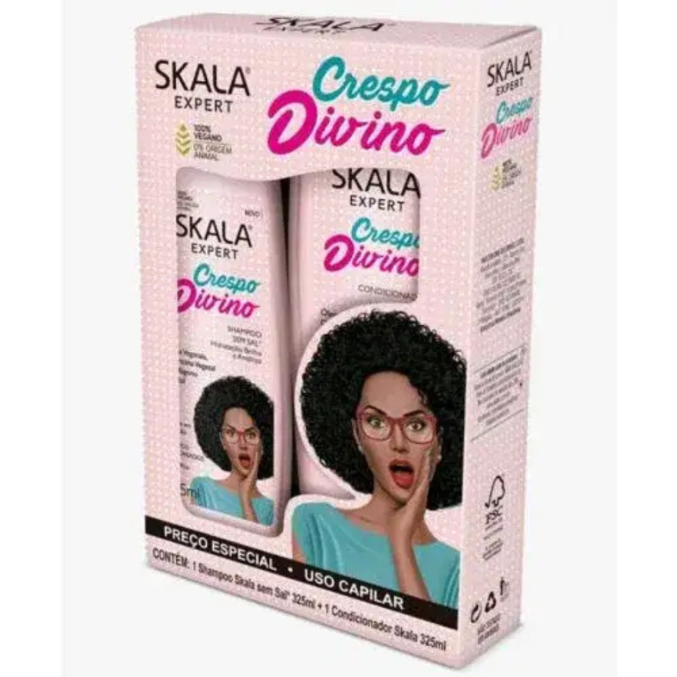 Kit Skala (SH+Cond) Crespo Divino 325/200ml