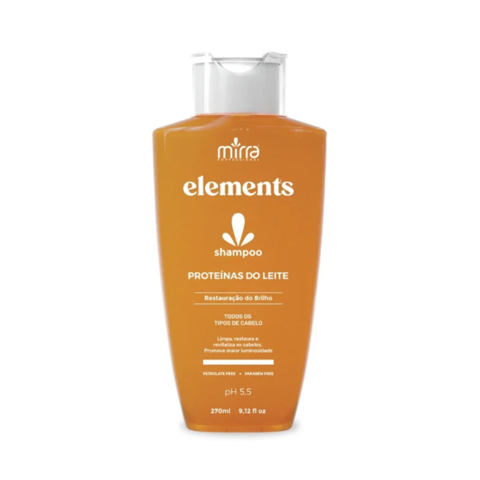 Shampoo Proteínas do Leite Mirra Elements 270ml