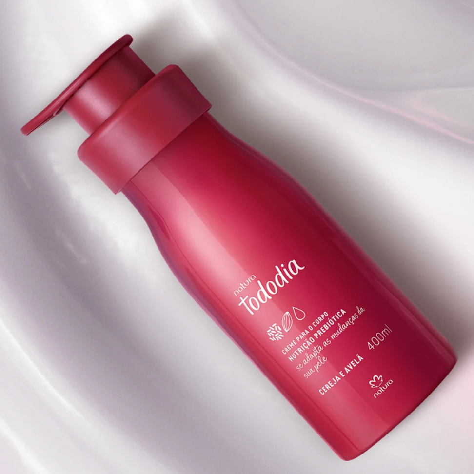 Creme Desodorante Nutritivo para o Corpo Tododia Cereja e Avelã 400ml - Natura