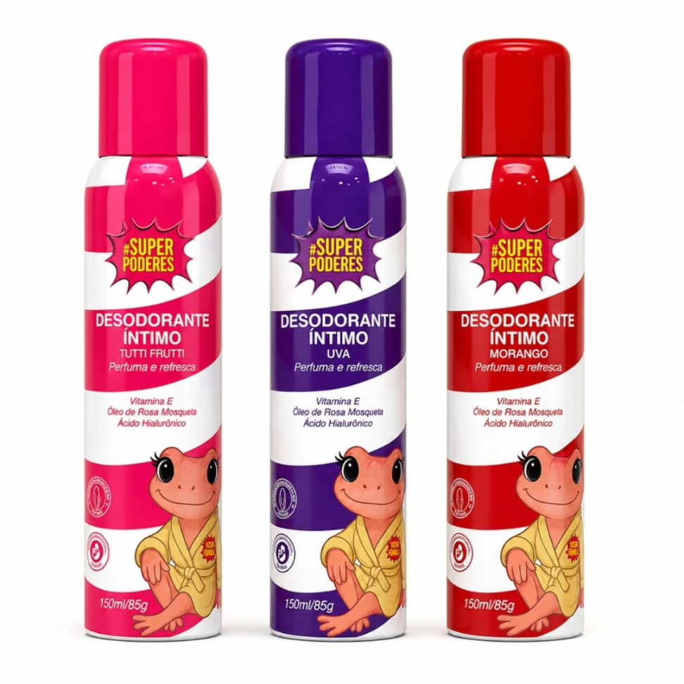 Desodorante Íntimo Feminino Super Poderes 150Ml
