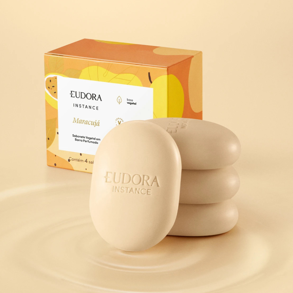 Sabonete Vegetal Em Barra Perfumado Instance Maracujá 4X80G - Eudora - #3