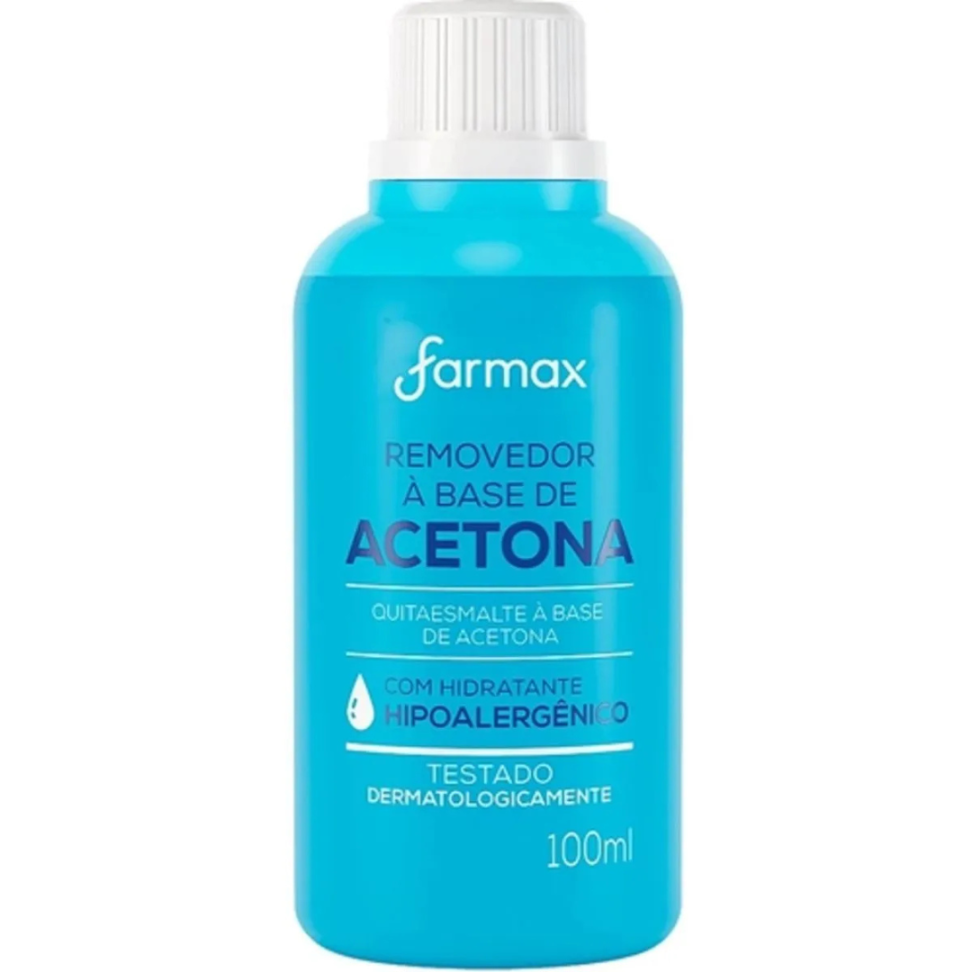 Removedor Esmalte Farmax Base Acetona 100ml
