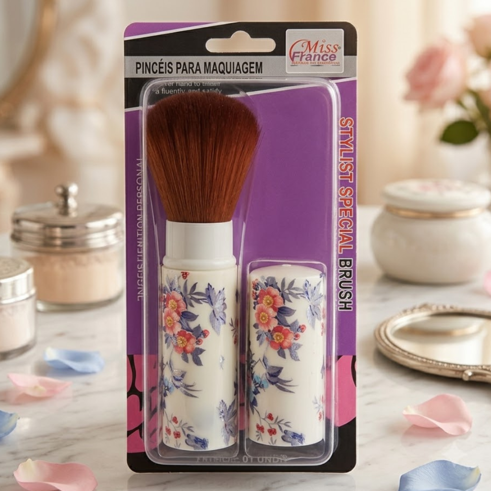 Pincél espanador para maquiagem e barba Miss France MF 3800