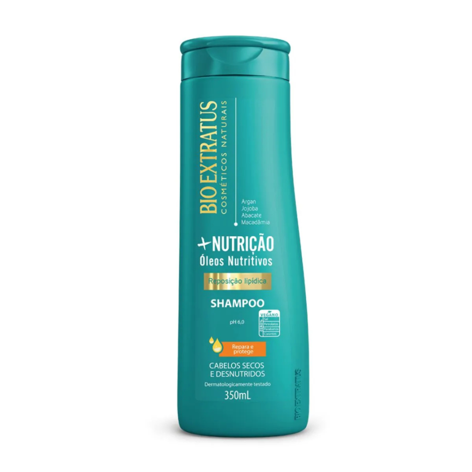 Shampoo +Nutrição 350ml Bio Rxtratus