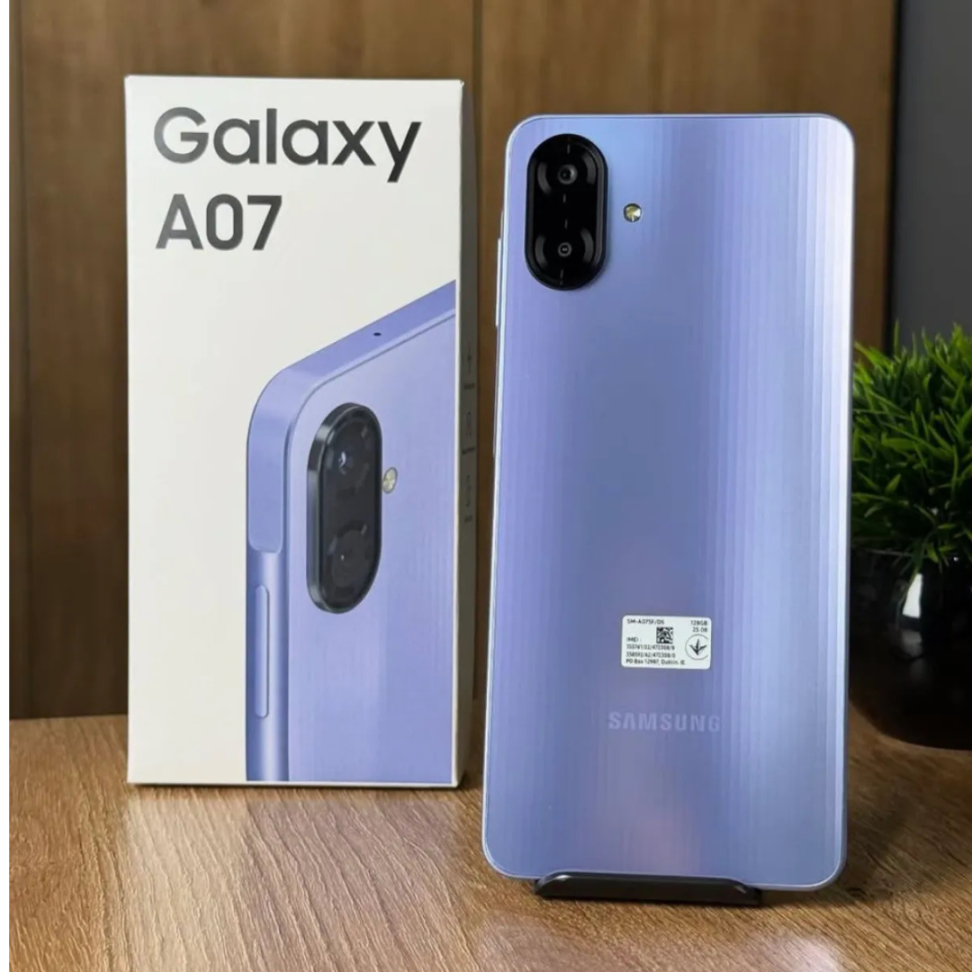 Celular Samsung Galaxy A07 128GB, 4GB, Câm. 50MP, Tela 6.7"- Violeta