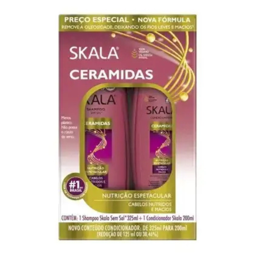 Kit Skala (SH+Cond) Ceramidas 325/200ml