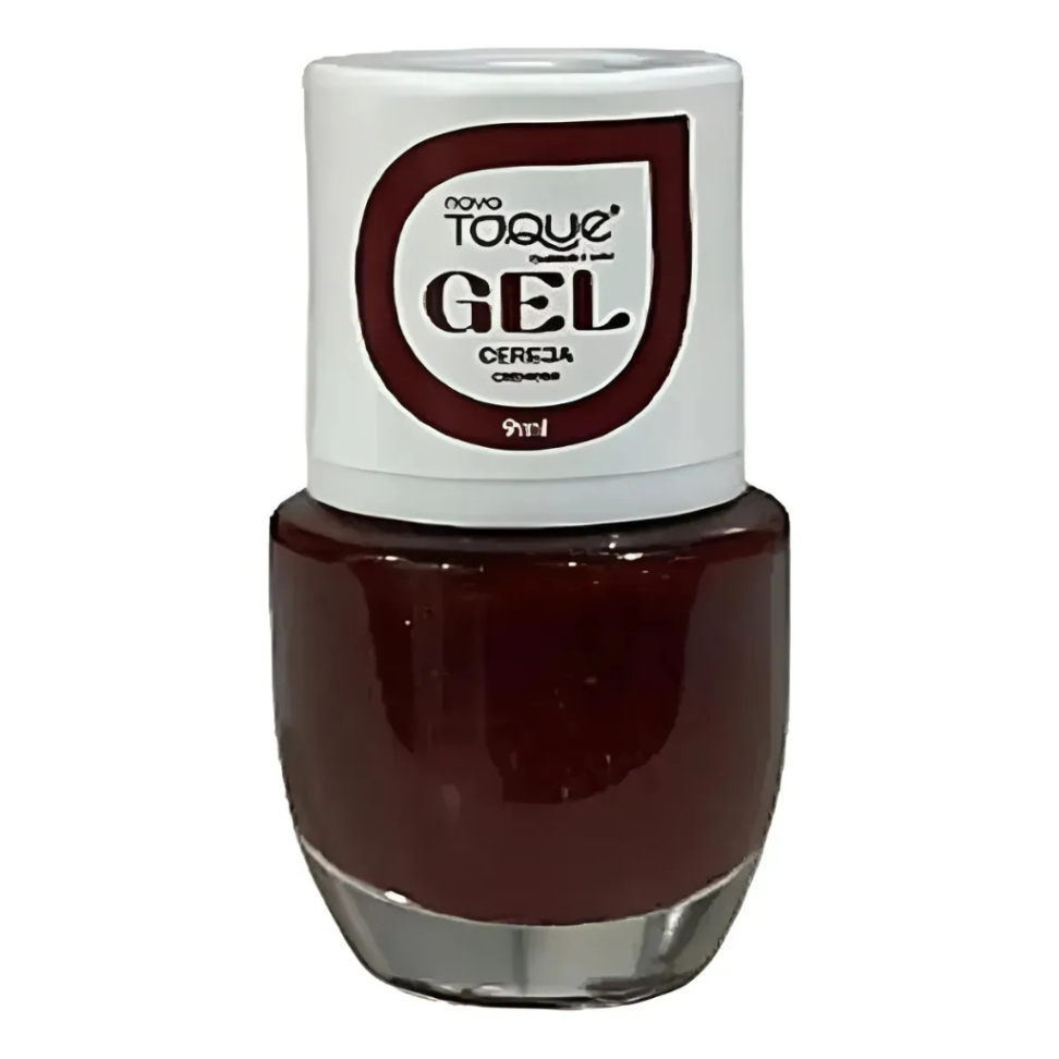 Esmalte Efeito Em Gel Cereja Cremoso 9ml Novo Toque