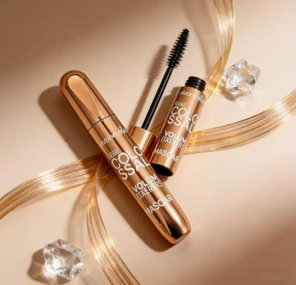 Rímel Colossal Volume Mascara, Efeito Boneca, Volume Extremo, Longa Duração - Amor Anjo