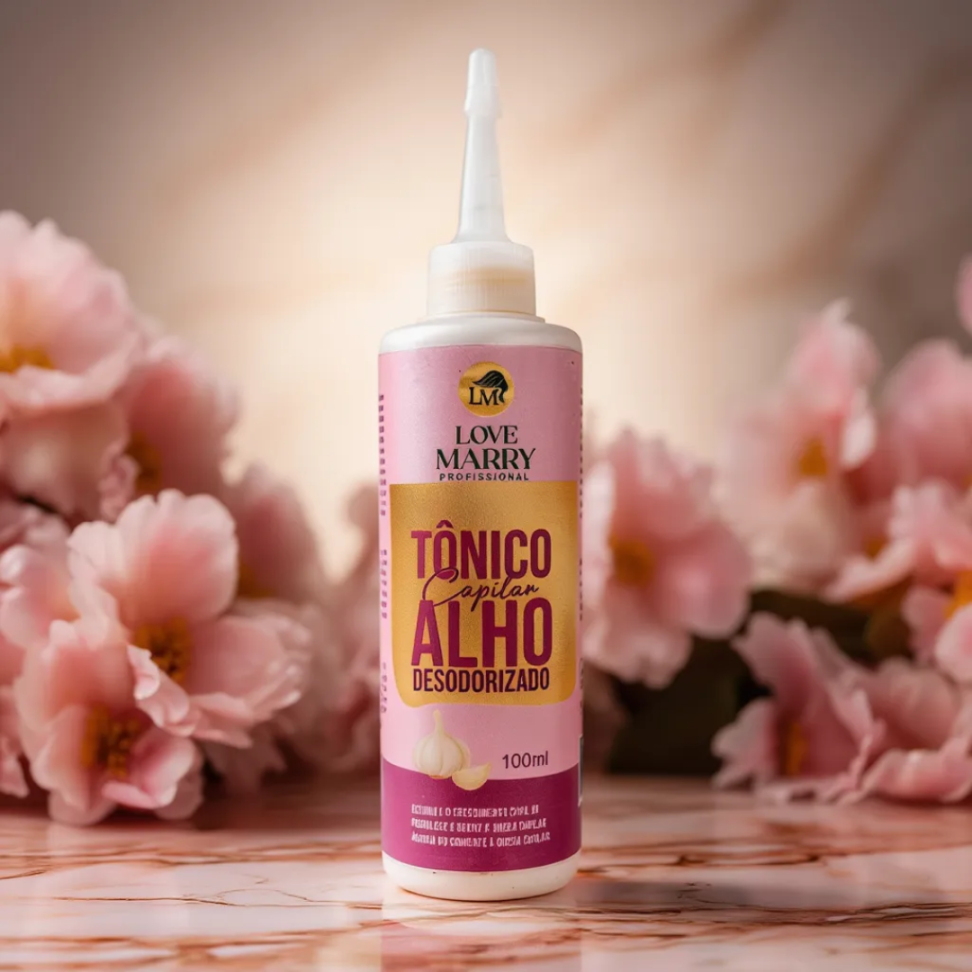 Tônico Capilar Alho Desodorizado 100Ml Love Marry