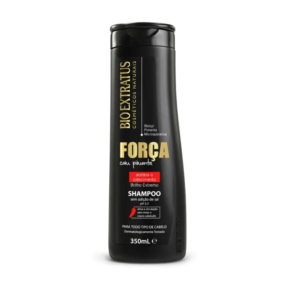 Shampoo Força com Pimenta 350ml Bio Extratus