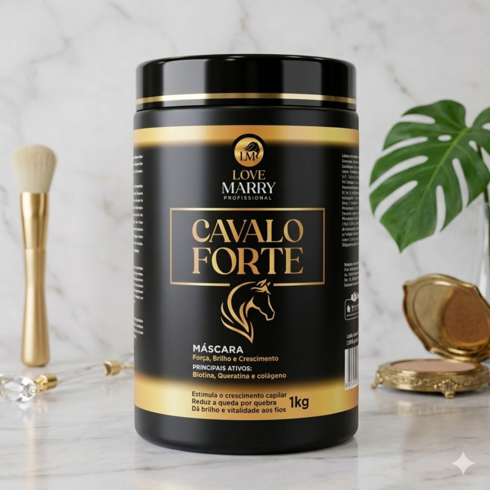 Máscara Cavalo Forte 1kg Love Marry