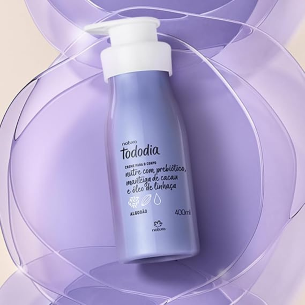 Creme Tododia Nutritivo Desodorante para o Corpo Algodão - 400ml Natura