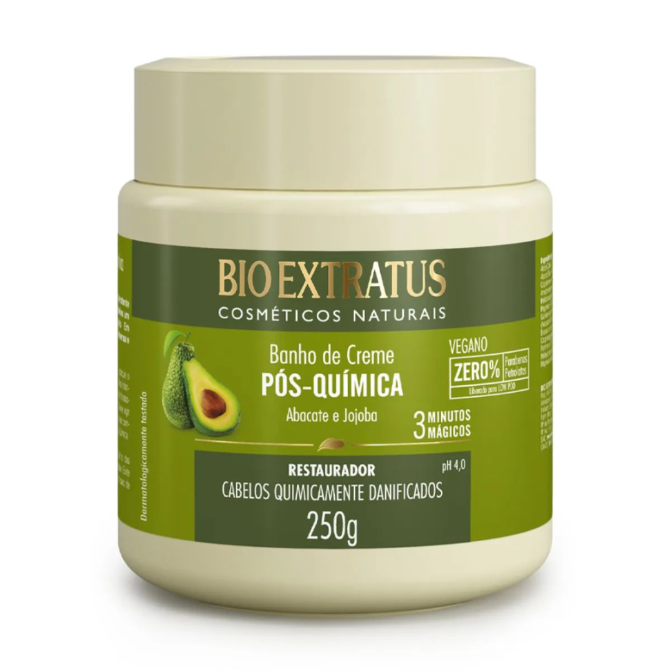 Máscara Banho de Creme Pós-Química 250g Bio Extratus