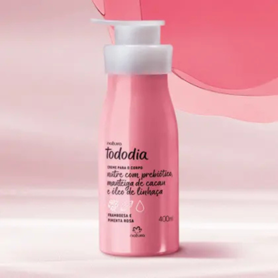 Creme Desodorante Nutritivo para o Corpo Framboesa e Pimenta Rosa Tododia 400ml - Natura - #3