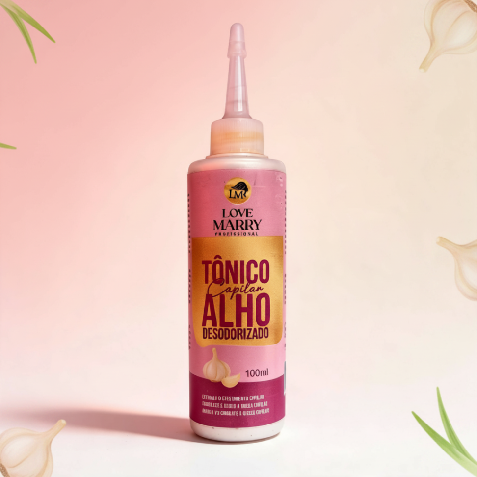 Tônico Capilar Alho Desodorizado 100Ml Love Marry - #3