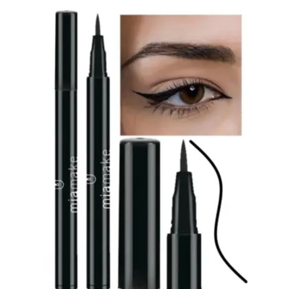 Delineador Caneta Preta Mia Make Alta Precisão Fixação 1,7ml