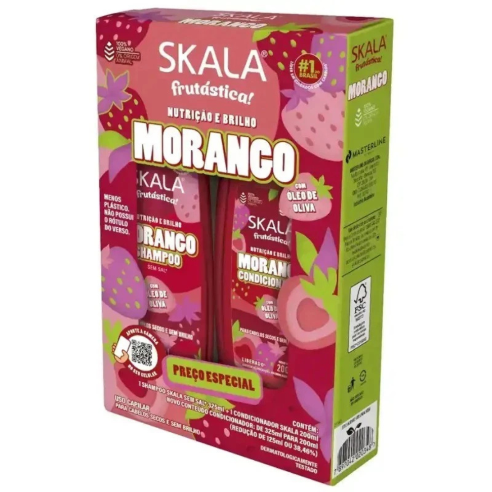Kit Skala (SH+Cond) Morango 325/200ml
