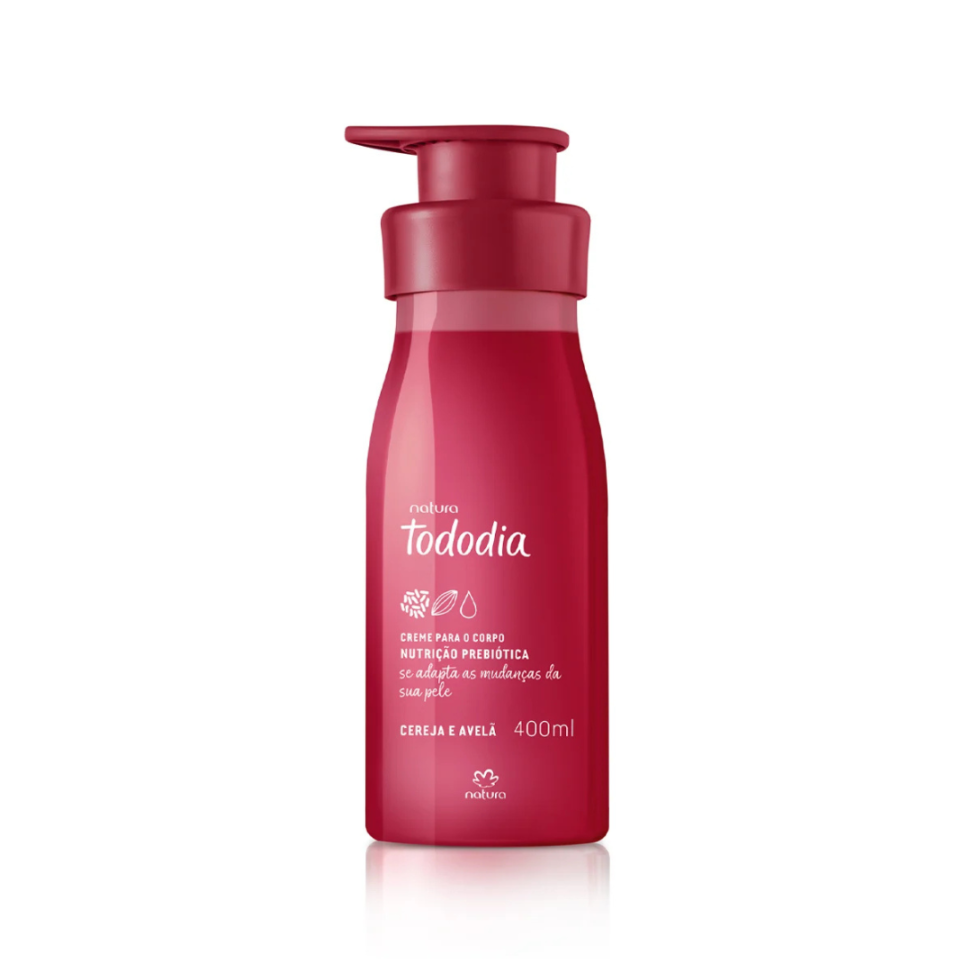Creme Desodorante Nutritivo para o Corpo Tododia Cereja e Avelã 400ml - Natura
