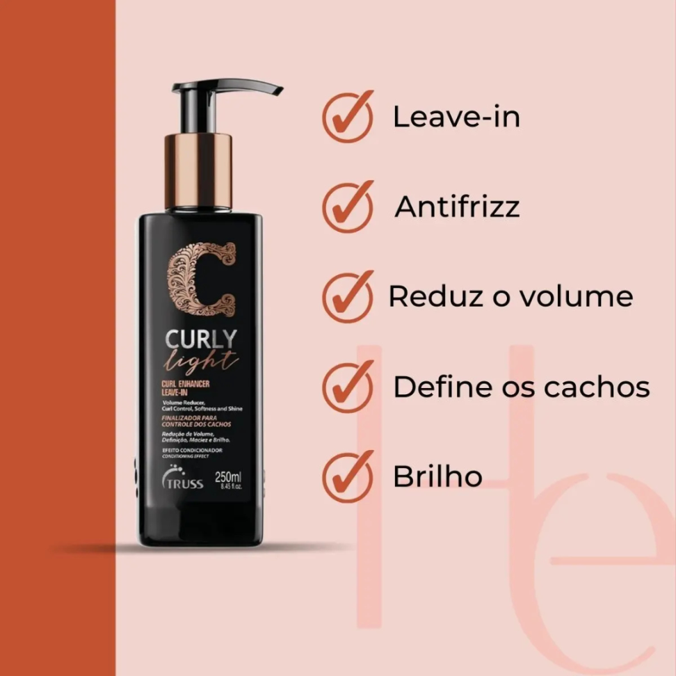 Curly Light - Ativador de Cachos 250ml - Truss