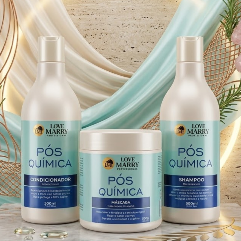 Kit Pós Química 500ml Love Marry