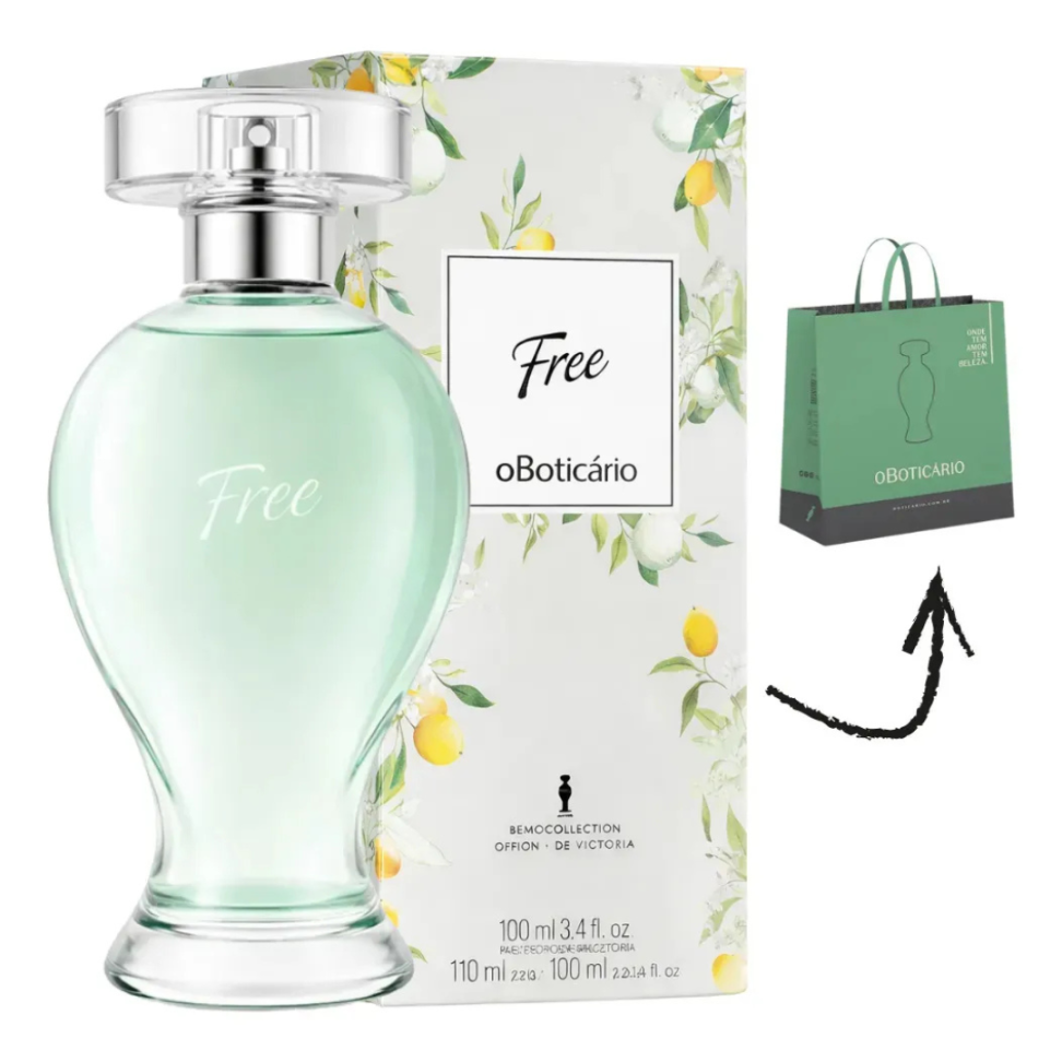 Perfume Feminino Boticollection Free 100ml - O boticário