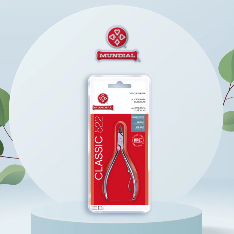 Alicate De Cuticula Profissional Classic 522 Mundial Afiado