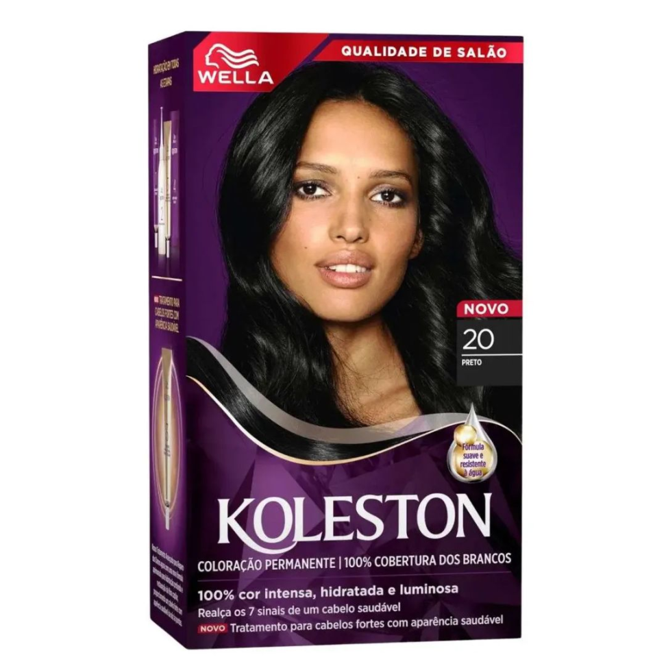 Tintura Koleston Kit 20 Preto Wella