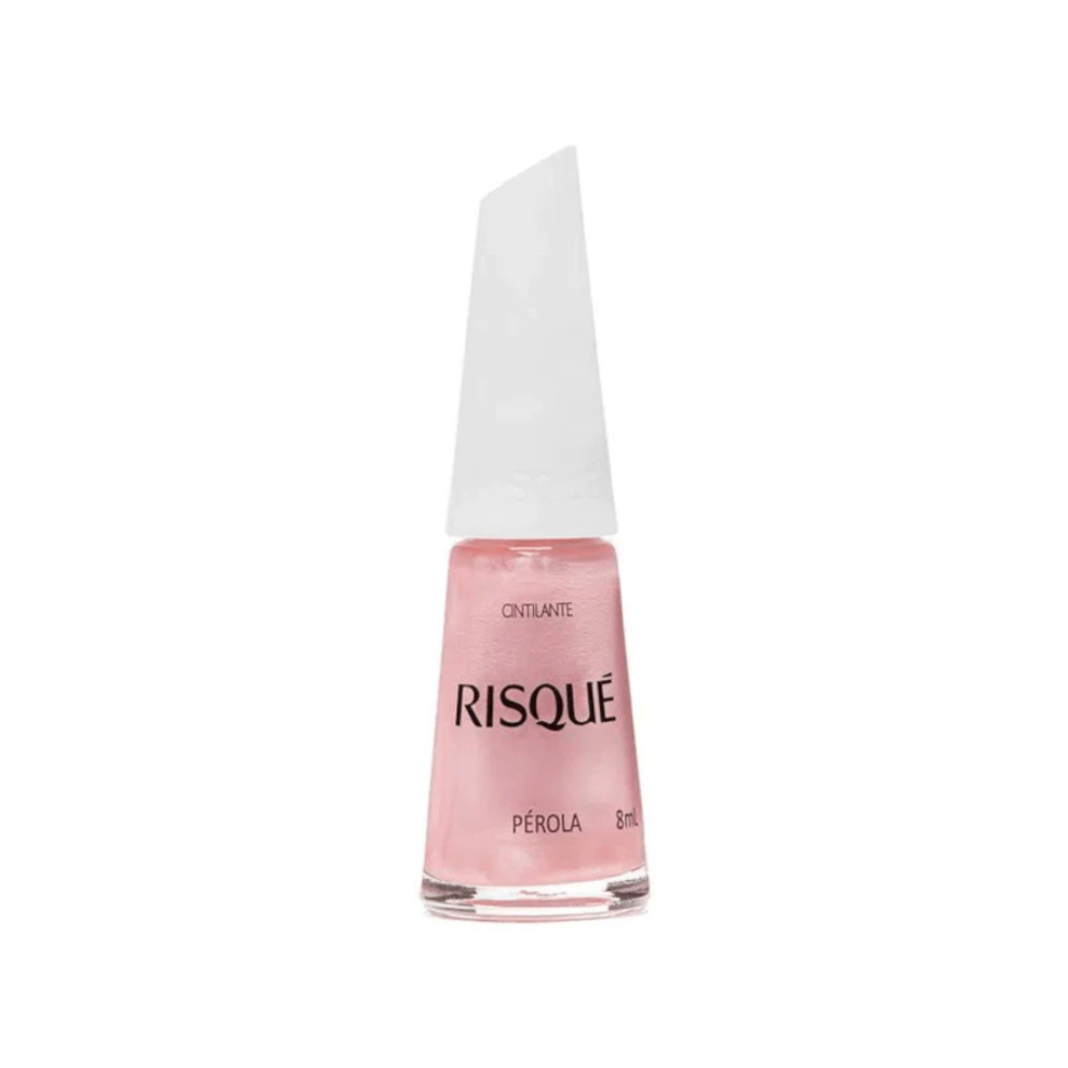 Esmalte Risqué Rosas Cintilantes Pérola