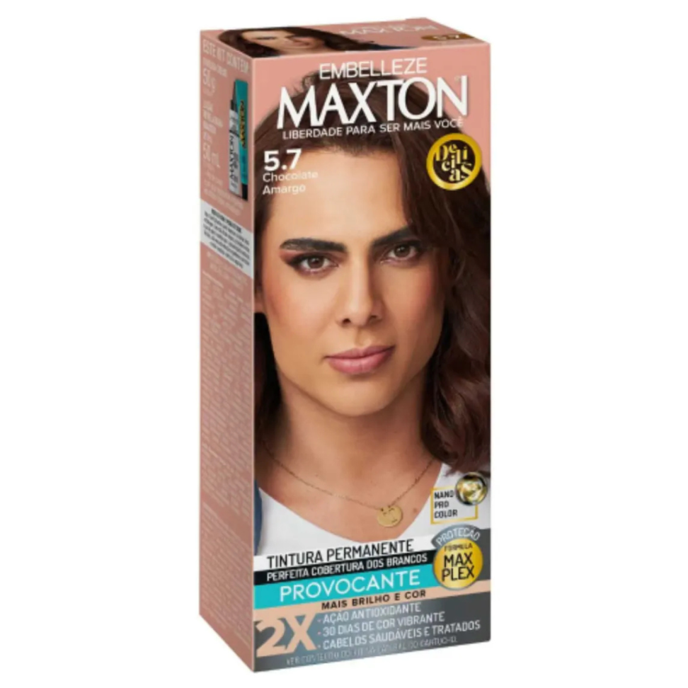 Tintura Maxton 5.7 Chocolate Amargo Embelleze